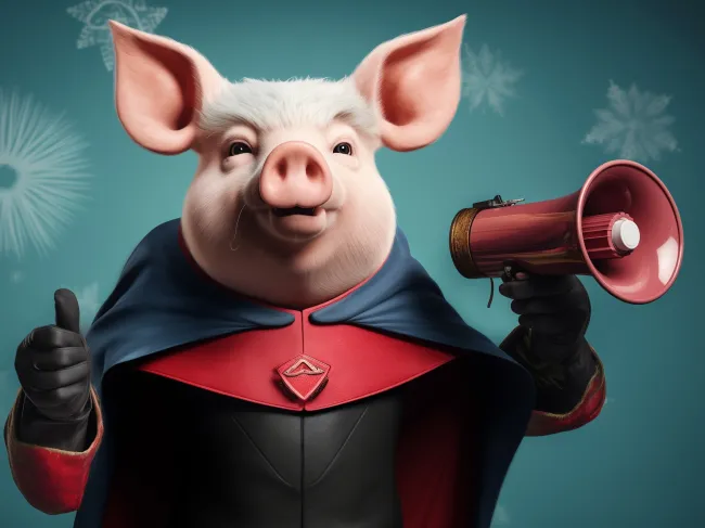 animal farm pig